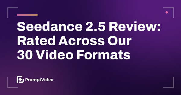 Seedance 2.5 Review: Rated Across Our 30 Video Formats